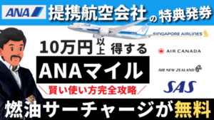 【ANAマイル利用】提携航空会社の特典航空券｜燃油サーチャージ無料のおすすめ航空会社